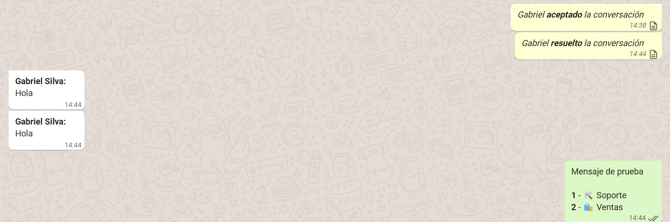 Chatbot reactivado después de que un chat resuelto recibe un nuevo mensaje en Whaticket
