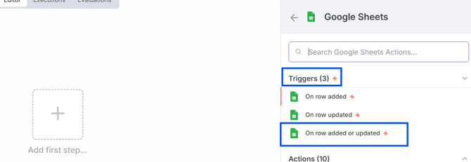 Cómo agregar Google Sheets como disparador en N8N