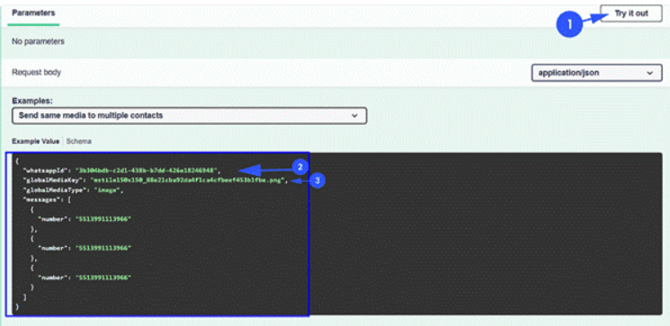 Envío de archivos a varios contactos con globalMediaKey en la API de Whaticket