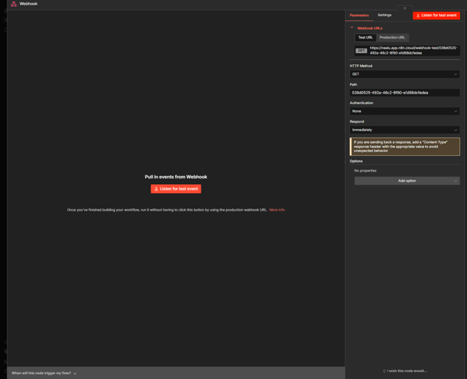 Cómo configurar el nodo Webhook en n8n