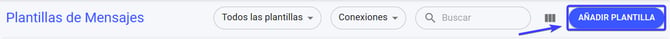 Botão Adicionar template na tela Modelos e Flows do Whaticket